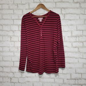 Great Expectations Maternity long sleeve stripe top
